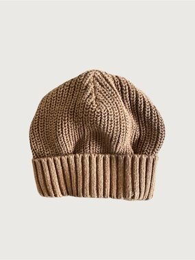 BABY GAP | Classic Knit Beanie Hat | Brown | 3-6 month